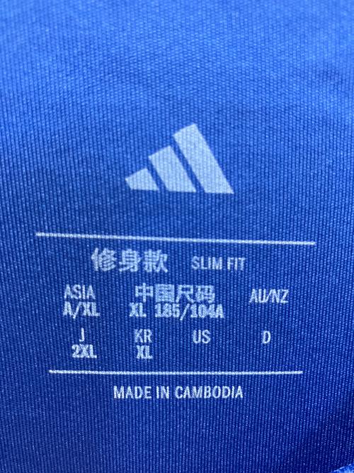 adidas（アディダス）adidas (アディダス) JF6084　ゲームシャツ ブルー サイズ:２XLの古着・服飾アイテム