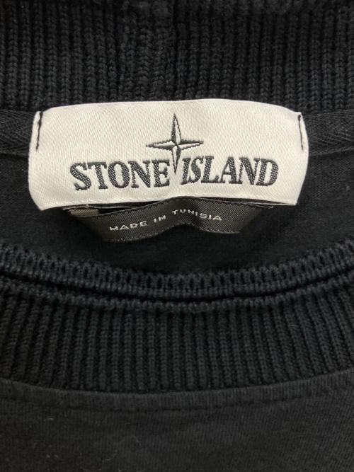 STONE ISLAND（ストーンアイランド）STONE ISLAND (ストーンアイランド) 691520144　半袖カットソー ブラック サイズ:Lの古着・服飾アイテム
