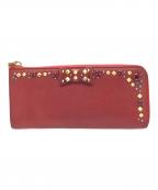 MIU MIUミュウミュウ）の古着「ラウンドファスナー長財布」｜レッド