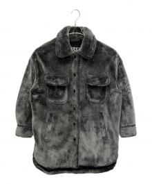 DIESEL（ディーゼル）の古着「A17575　フェイクファーコート」｜グレー