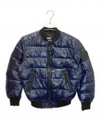 DIESELディーゼル）の古着「中綿ジャケット」｜ネイビー×ブラック