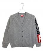 DIESELディーゼル）の古着「A12369　厚手カーディガン」｜グレー