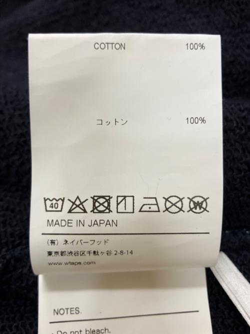 WTAPS（ダブルタップス）WTAPS (ダブルタップス) 23SS カレッジロゴ クルーネックスウェット ネイビー サイズ:X02の古着・服飾アイテム