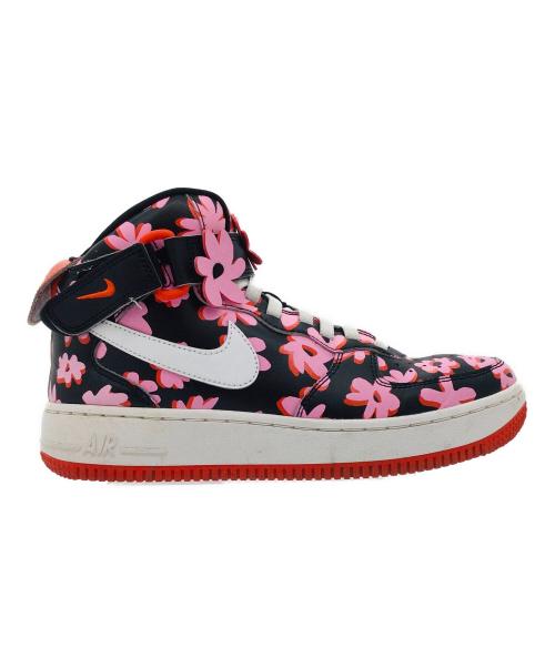 NIKE（ナイキ）NIKE (ナイキ) Air Force 1 Mid EasyOn SE ブラック×ピンク サイズ:US6.5Y、UK6、EUR39、cm24.5、BR37.5、CN245(2.5)の古着・服飾アイテム