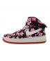NIKE (ナイキ) Air Force 1 Mid EasyOn SE ブラック×ピンク サイズ:US6.5Y、UK6、EUR39、cm24.5、BR37.5、CN245(2.5)：7000円