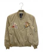 ALPHAアルファ）の古着「3A382　スカジャン」｜カーキ