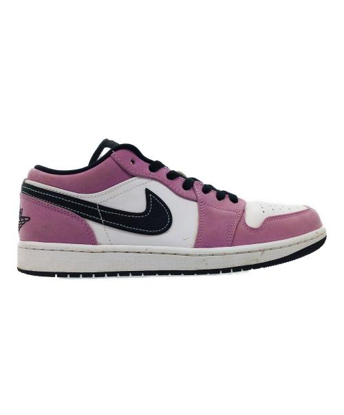 NIKE（ナイキ）NIKE (ナイキ) AIR JORDAN 1 LOW SE バイオレット×ホワイト サイズ:US9、UK8、EUR42.5、cm27、BR40.5、CN270(2.5)の古着・服飾アイテム