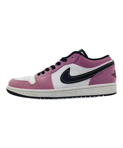 NIKE（ナイキ）NIKE (ナイキ) AIR JORDAN 1 LOW SE バイオレット×ホワイト サイズ:US9、UK8、EUR42.5、cm27、BR40.5、CN270(2.5)の古着・服飾アイテム