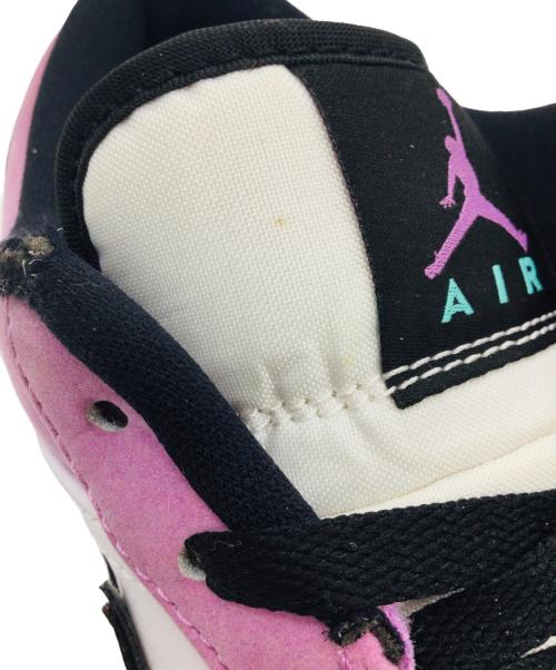 NIKE（ナイキ）NIKE (ナイキ) AIR JORDAN 1 LOW SE バイオレット×ホワイト サイズ:US9、UK8、EUR42.5、cm27、BR40.5、CN270(2.5)の古着・服飾アイテム