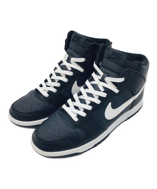 NIKE（ナイキ）NIKE (ナイキ) Dunk High Retro ブラック サイズ:US9、UK8、EUR42.5、cm27、BR40.5、CN270(2.5)の古着・服飾アイテム