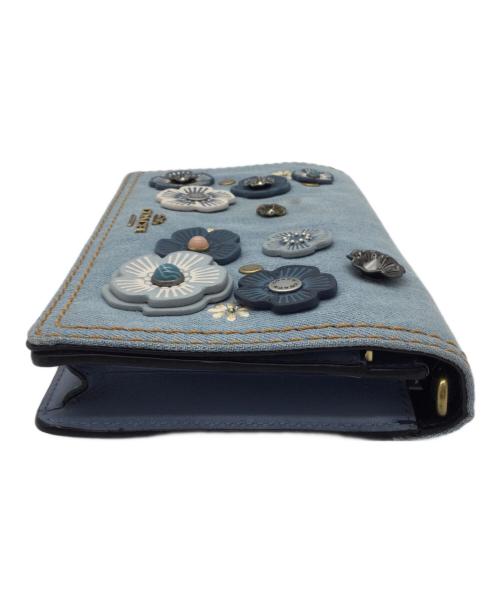 COACH（コーチ）COACH (コーチ) ヘイデンフォルドオーバー クロスボディクラッチショルダーポーチ インディゴの古着・服飾アイテム