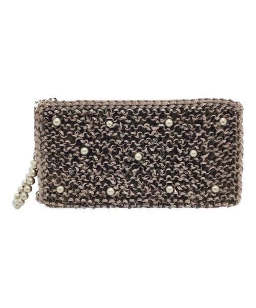 ANTEPRIMA（アンテプリマ）ANTEPRIMA (アンテプリマ) ミスクリオパール ロングウォレット グレーの古着・服飾アイテム