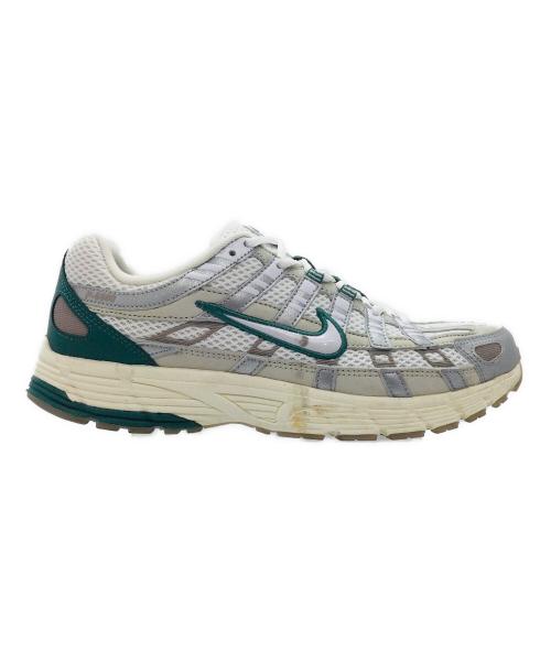 NIKE（ナイキ）NIKE (ナイキ) P-6000 PRM ホワイト×グリーン サイズ:US9、UK8、EUR42.5、cm27、BR40.5、CN270(2.5)の古着・服飾アイテム