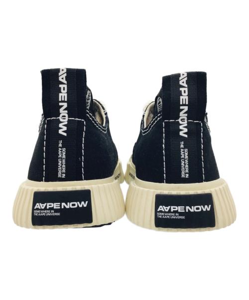 Aape BY A BATHING APE（エーエイプ バイ アベイシングエイプ）Aape BY A BATHING APE (エーエイプ バイ アベイシングエイプ) スニーカー ブラック×ホワイト サイズ:US11、EUR45、JP290、CHN290mm(2.5)の古着・服飾アイテム