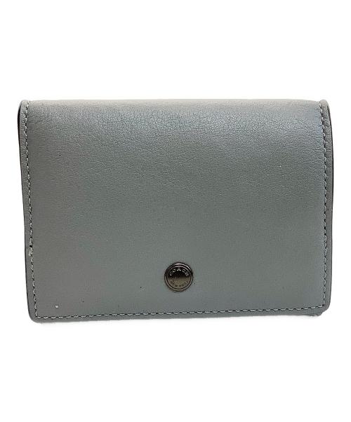 COACH（コーチ）COACH (コーチ) 3つ折り財布 グレー×イエローの古着・服飾アイテム