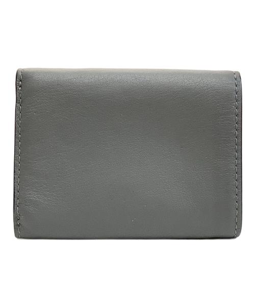 COACH（コーチ）COACH (コーチ) 3つ折り財布 グレー×イエローの古着・服飾アイテム