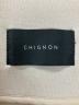 中古・古着 chignon (シニヨン) ノーカラーコート アイボリー サイズ:F：6000円