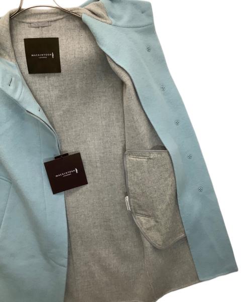 MACKINTOSH LONDON（マッキントッシュ ロンドン）MACKINTOSH LONDON (マッキントッシュ ロンドン) G5B12-841-22　フーデッドコート スカイブルー サイズ:40の古着・服飾アイテム