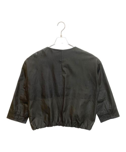 BEARDSLEY（ビアズリー）BEARDSLEY (ビアズリー) レザーブルゾン ブラック サイズ:Fの古着・服飾アイテム