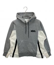 sacai×NIKE（サカイ×ナイキ）の古着「FA201203SAC ドッキングパーカー」｜グレー×ホワイト