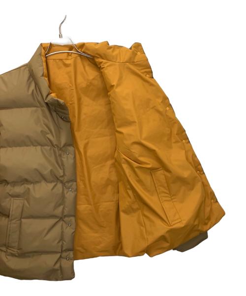 F/CE.（エフシーイー）F/CE. (エフシーイー) digawel (ディガウェル) リバーシブルダウンジャケット ベージュ×オレンジ サイズ:Lの古着・服飾アイテム