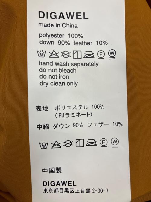 F/CE.（エフシーイー）F/CE. (エフシーイー) digawel (ディガウェル) リバーシブルダウンジャケット ベージュ×オレンジ サイズ:Lの古着・服飾アイテム