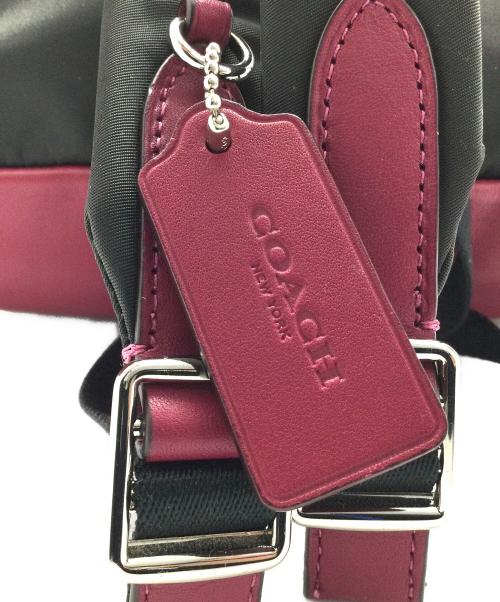 COACH（コーチ）COACH (コーチ) リュック ブラウン×パープルの古着・服飾アイテム