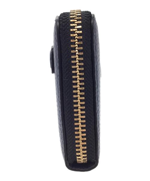 MARC JACOBS（マークジェイコブズ）MARC JACOBS (マークジェイコブズ) 長財布 ネイビー×ゴールドの古着・服飾アイテム