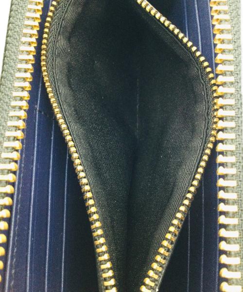 MARC JACOBS（マークジェイコブズ）MARC JACOBS (マークジェイコブズ) 長財布 ネイビー×ゴールドの古着・服飾アイテム