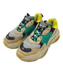 BALENCIAGA（バレンシアガ）の古着「TRIPLE S」｜ブラウン×グリーン×イエロー