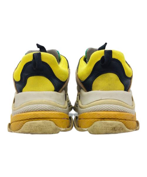 BALENCIAGA（バレンシアガ）BALENCIAGA (バレンシアガ) TRIPLE S ブラウン×グリーン×イエロー サイズ:UK9、EUR43、USA10、JP28.5の古着・服飾アイテム