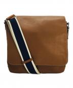 COACHコーチ）の古着「ショルダーバッグ」｜ブラウン×ネイビー