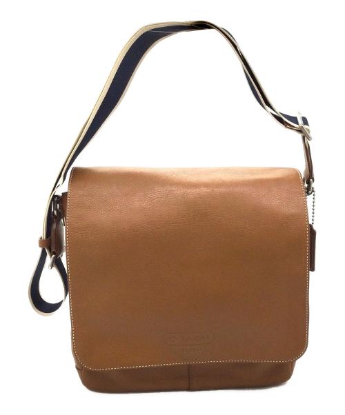 COACH（コーチ）COACH (コーチ) ショルダーバッグ ブラウン×ネイビーの古着・服飾アイテム