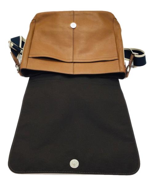 COACH（コーチ）COACH (コーチ) ショルダーバッグ ブラウン×ネイビーの古着・服飾アイテム
