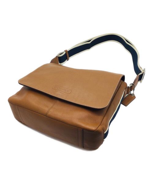 COACH（コーチ）COACH (コーチ) ショルダーバッグ ブラウン×ネイビーの古着・服飾アイテム