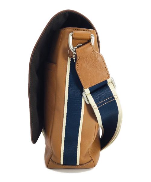 COACH（コーチ）COACH (コーチ) ショルダーバッグ ブラウン×ネイビーの古着・服飾アイテム