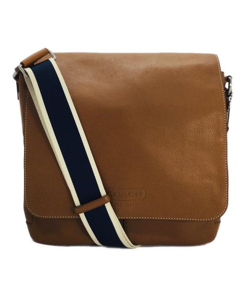 COACH（コーチ）COACH (コーチ) ショルダーバッグ ブラウン×ネイビーの古着・服飾アイテム