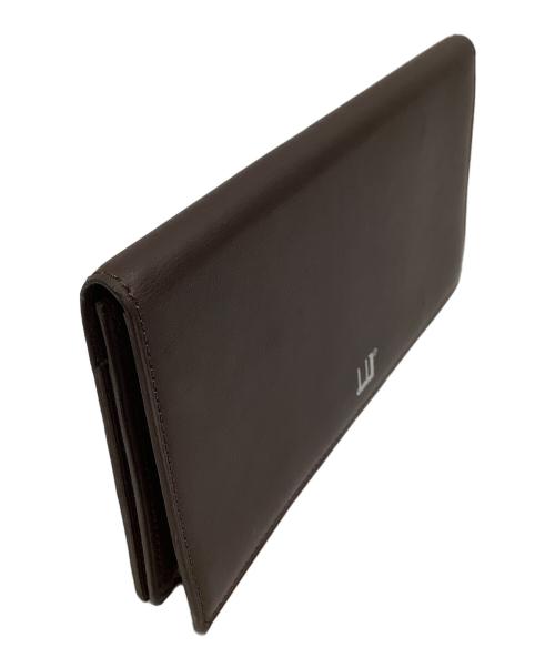 dunhill（ダンヒル）dunhill (ダンヒル) 長財布 ダークブラウンの古着・服飾アイテム
