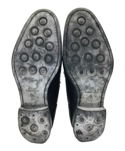 MEERMIN（メルミン）MEERMIN (メルミン) Uチップシューズ ブラック サイズ:7 1/2の古着・服飾アイテム