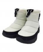 THE NORTH FACEザ ノース フェイス）の古着「ヌプシ ブーティ ウォータープルーフ ロゴ ショート」｜ホワイト×ブラック