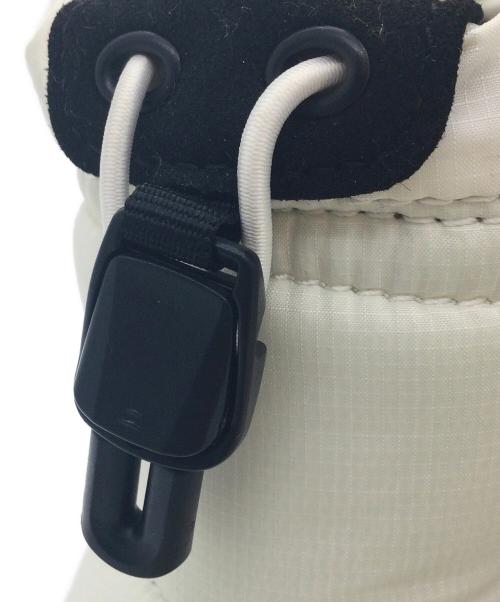 THE NORTH FACE（ザ ノース フェイス）THE NORTH FACE (ザ ノース フェイス) ヌプシ ブーティ ウォータープルーフ ロゴ ショート ホワイト×ブラック サイズ:US5、UK4、EUR37、cm23の古着・服飾アイテム