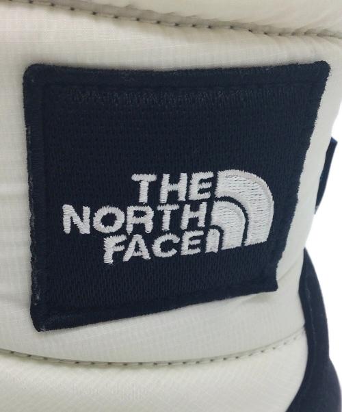 THE NORTH FACE（ザ ノース フェイス）THE NORTH FACE (ザ ノース フェイス) ヌプシ ブーティ ウォータープルーフ ロゴ ショート ホワイト×ブラック サイズ:US5、UK4、EUR37、cm23の古着・服飾アイテム