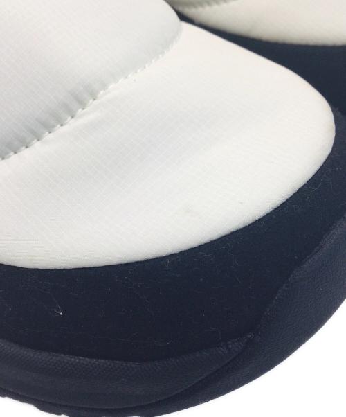 THE NORTH FACE（ザ ノース フェイス）THE NORTH FACE (ザ ノース フェイス) ヌプシ ブーティ ウォータープルーフ ロゴ ショート ホワイト×ブラック サイズ:US5、UK4、EUR37、cm23の古着・服飾アイテム