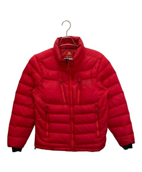 Columbia（コロンビア）Columbia (コロンビア) WE3214　ダウンジャケット レッド サイズ:Mの古着・服飾アイテム
