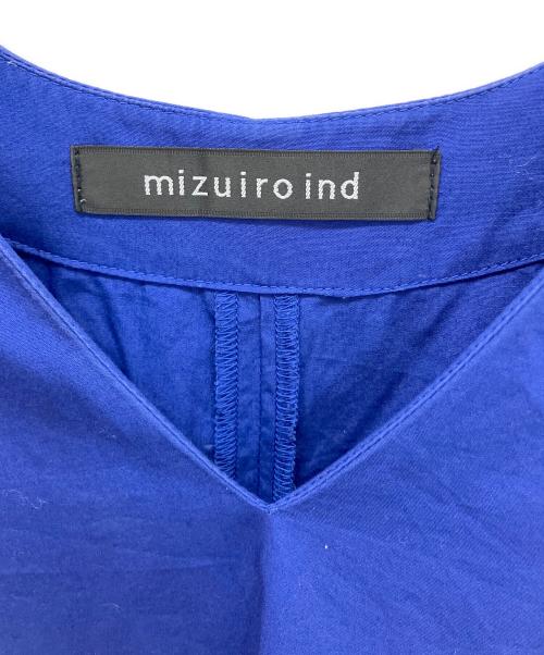 mizuiro-ind（ミズイロインド）mizuiro-ind (ミズイロインド) 半袖ワンピース ネイビー サイズ:記載無しの古着・服飾アイテム