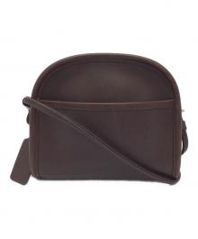 COACH（コーチ）の古着「レザーショルダーバッグ」｜ダークブラウン