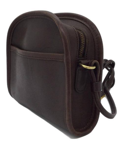 COACH（コーチ）COACH (コーチ) レザーショルダーバッグ ダークブラウンの古着・服飾アイテム