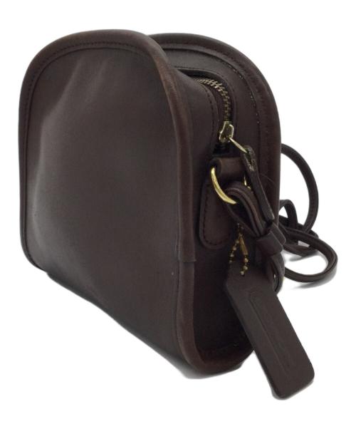 COACH（コーチ）COACH (コーチ) レザーショルダーバッグ ダークブラウンの古着・服飾アイテム
