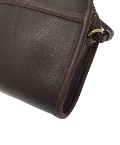 COACH（コーチ）COACH (コーチ) レザーショルダーバッグ ダークブラウンの古着・服飾アイテム
