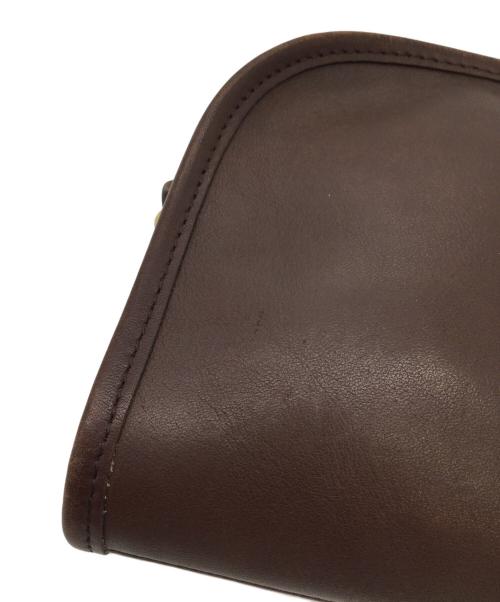 COACH（コーチ）COACH (コーチ) レザーショルダーバッグ ダークブラウンの古着・服飾アイテム